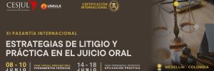 Pago XI Pasantía Estrategias de Litigio y Práctica en el Juicio Oral