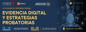 IX Pasantía Internacional Evidencia Digital y Estrategias Probatorias