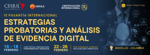 IX Pasantía Internacional en Estrategias Probatorias y Análisis de Evidencia Digital