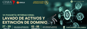 Pago VII Pasantía Internacional en Lavado de Activos y Extinción de Dominio